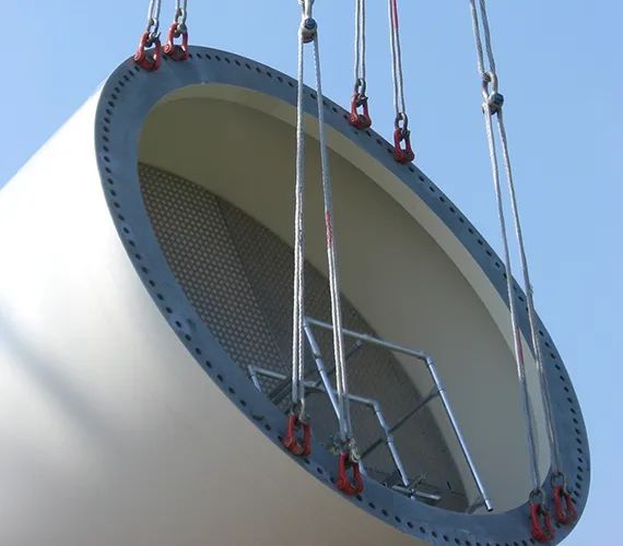 吊環(huán)風電塔架吊裝案例